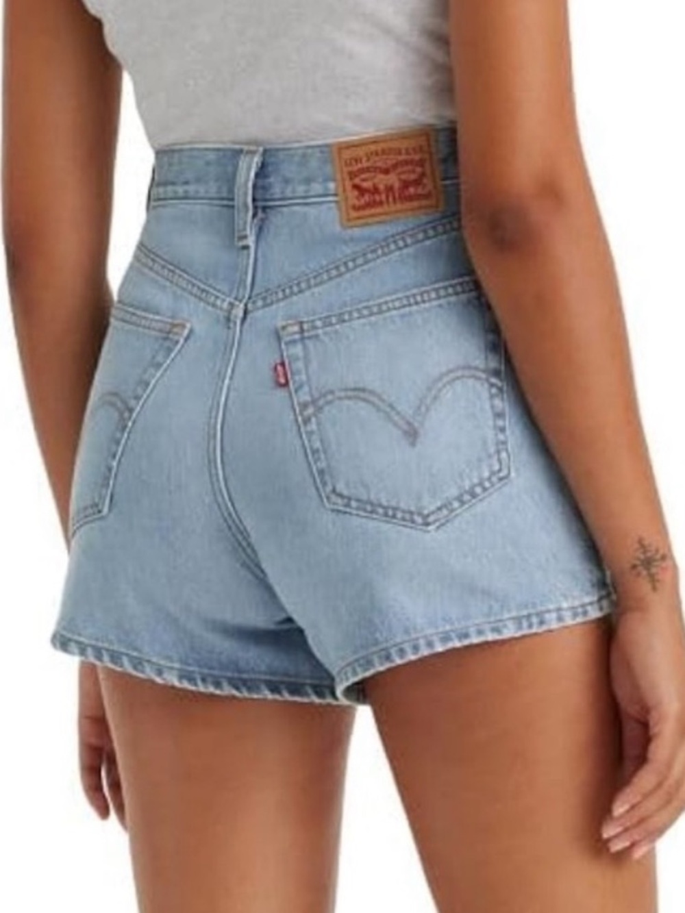 Levi's Denim Distressed Shorts Size 23